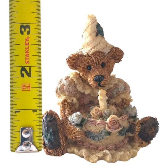 Baileys Birthday Figure Boyds Bears Friends Bearstone Collection 2014 Vtg 1993. - Picture 8 of 11